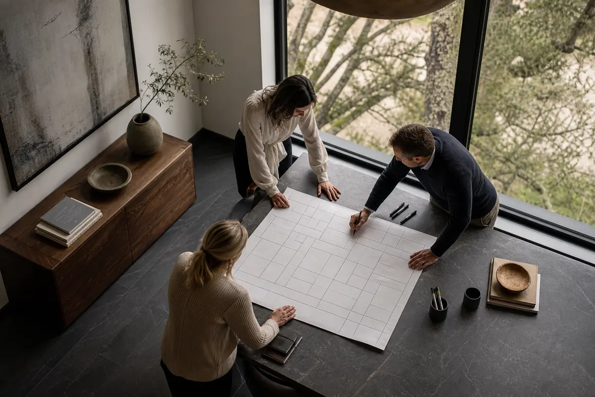 Editorial marketing planning scene for Legal News in Albertville, Alabama