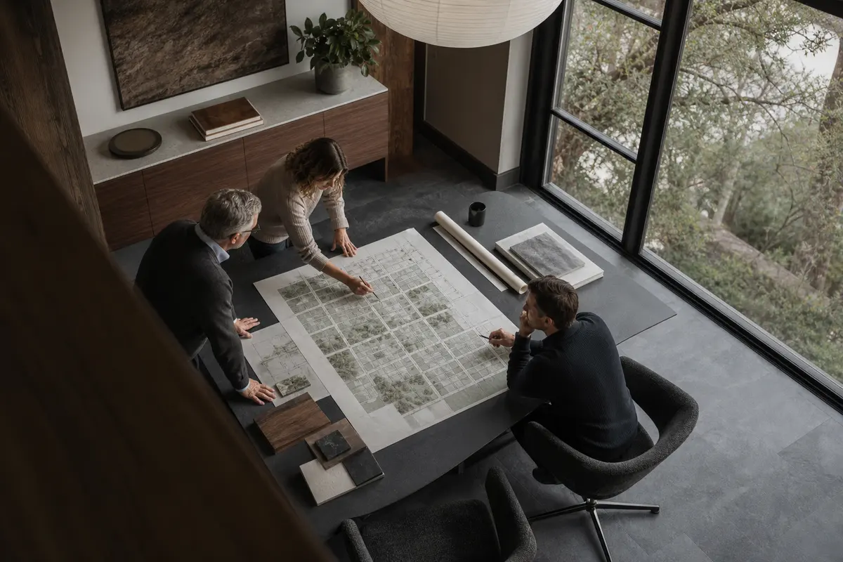 Editorial marketing planning scene for Clay, Alabama
