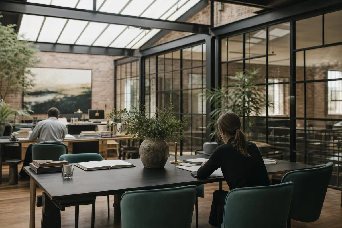 Editorial marketing planning scene for AI SEO in Demopolis, Alabama