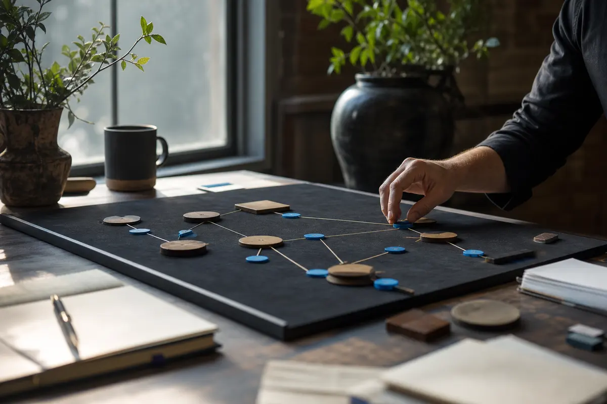 Editorial platform planning scene for Dedicated Hosting in Florence, Alabama