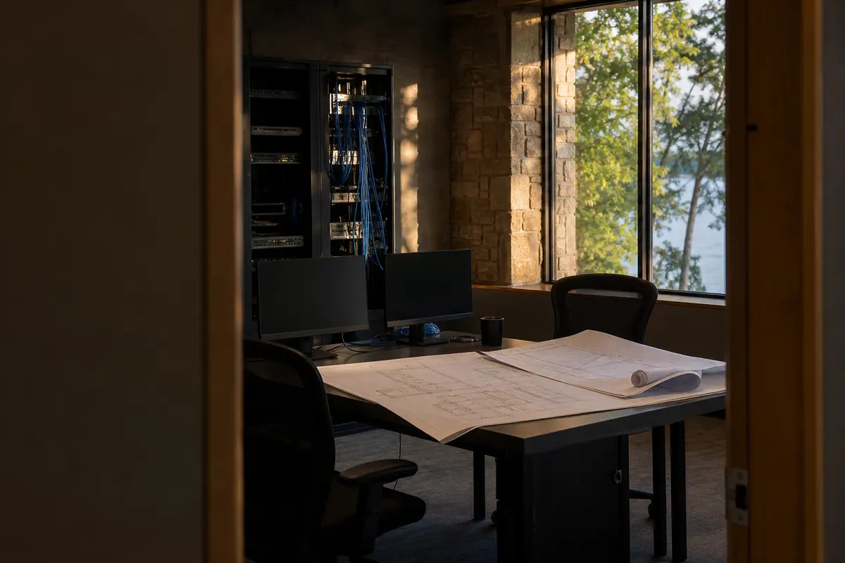 Editorial platform planning scene for ROI Dashboard in Guntersville, Alabama