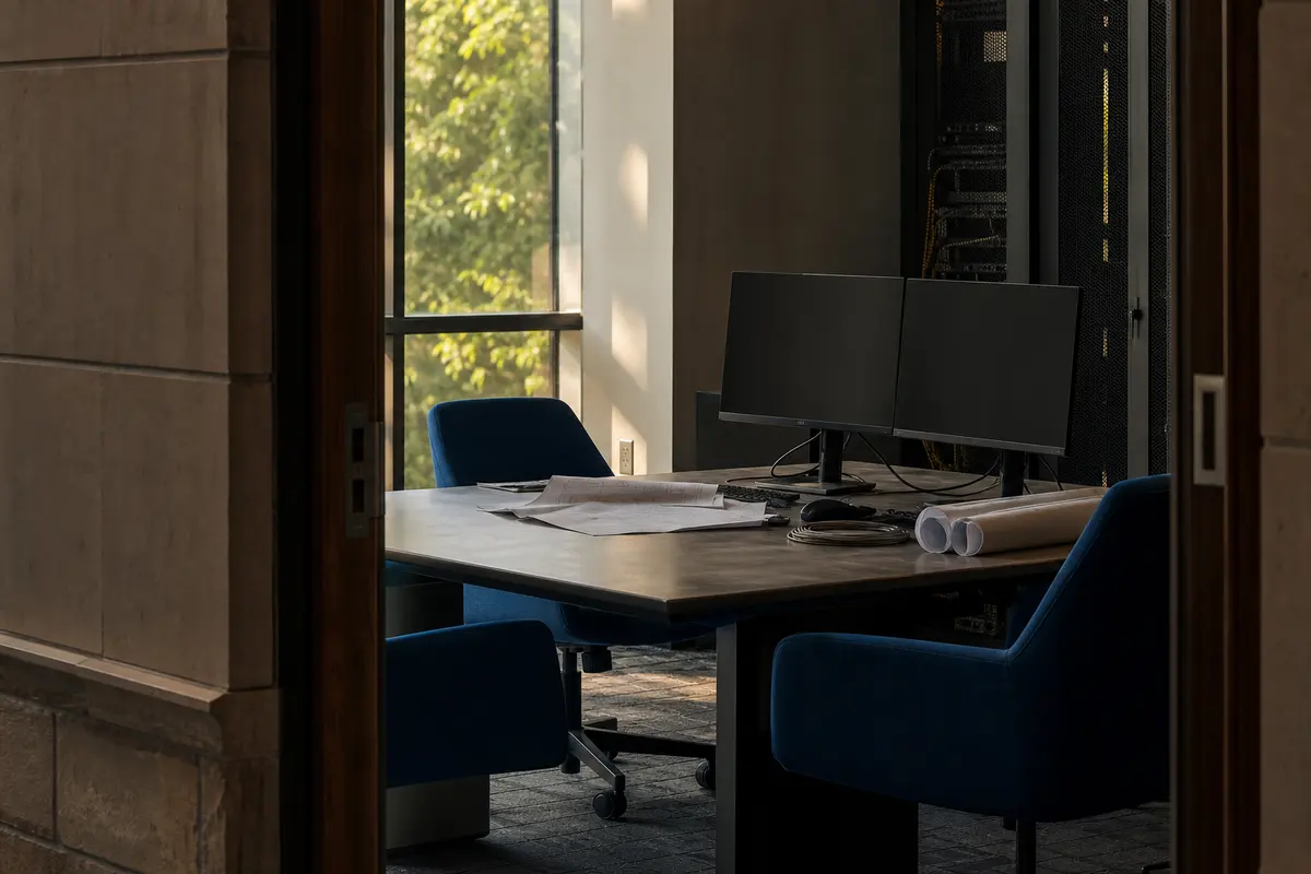 Editorial platform planning scene for Custom Software in Helena, Alabama