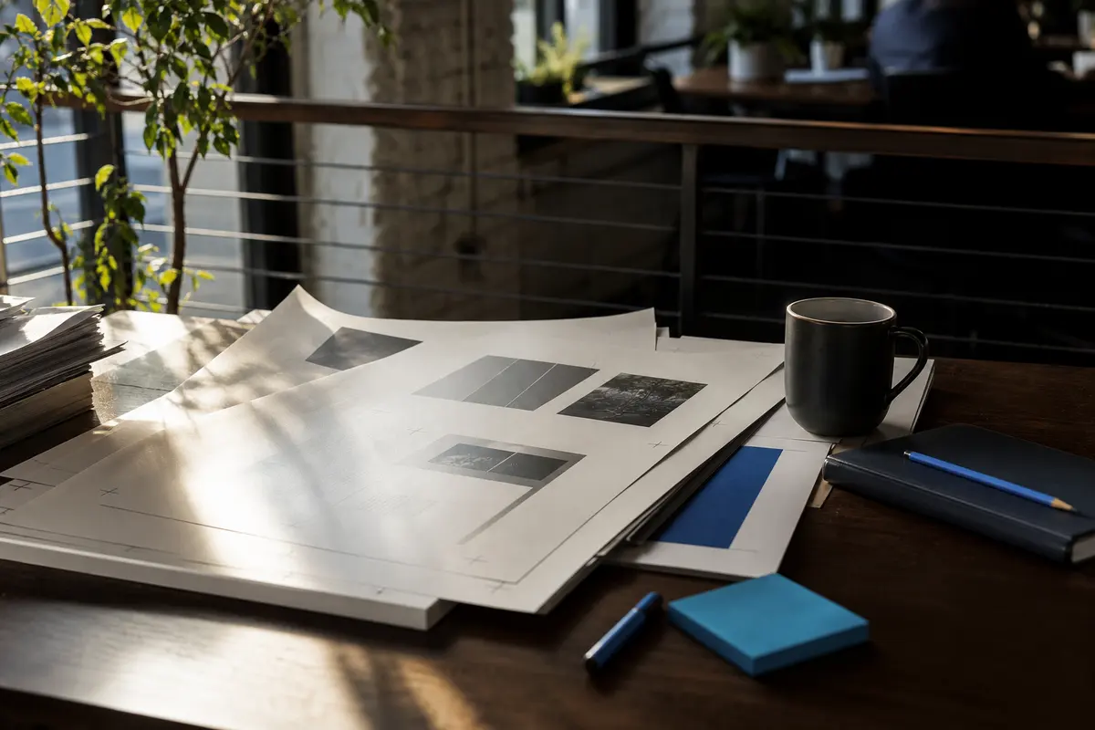 Editorial marketing planning scene for Monroeville, Alabama