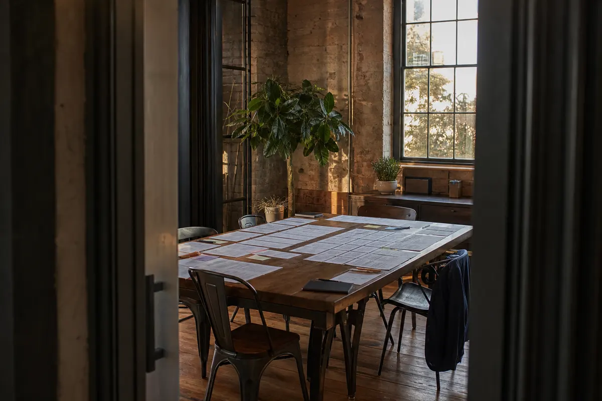 Editorial marketing planning scene for Montevallo, Alabama