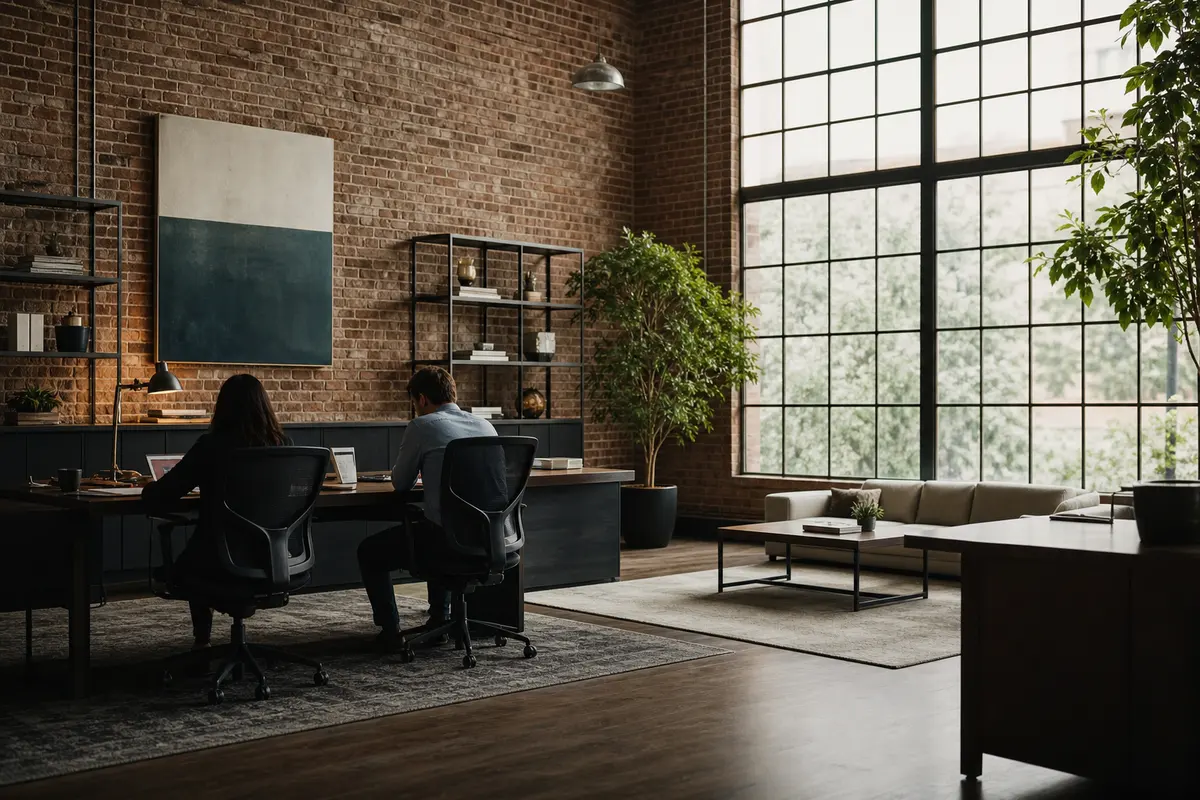 Editorial marketing planning scene for AI SEO in Montgomery, Alabama