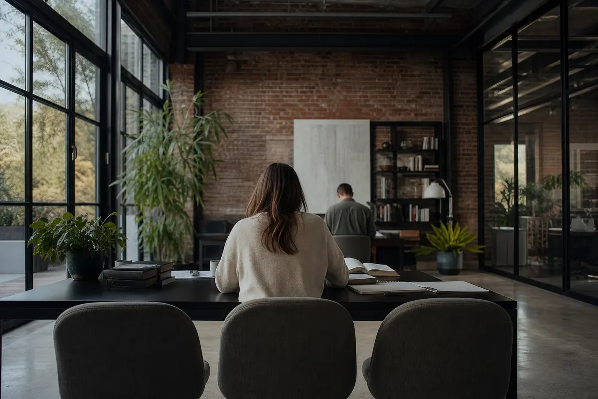 Editorial marketing planning scene for Northport, Alabama