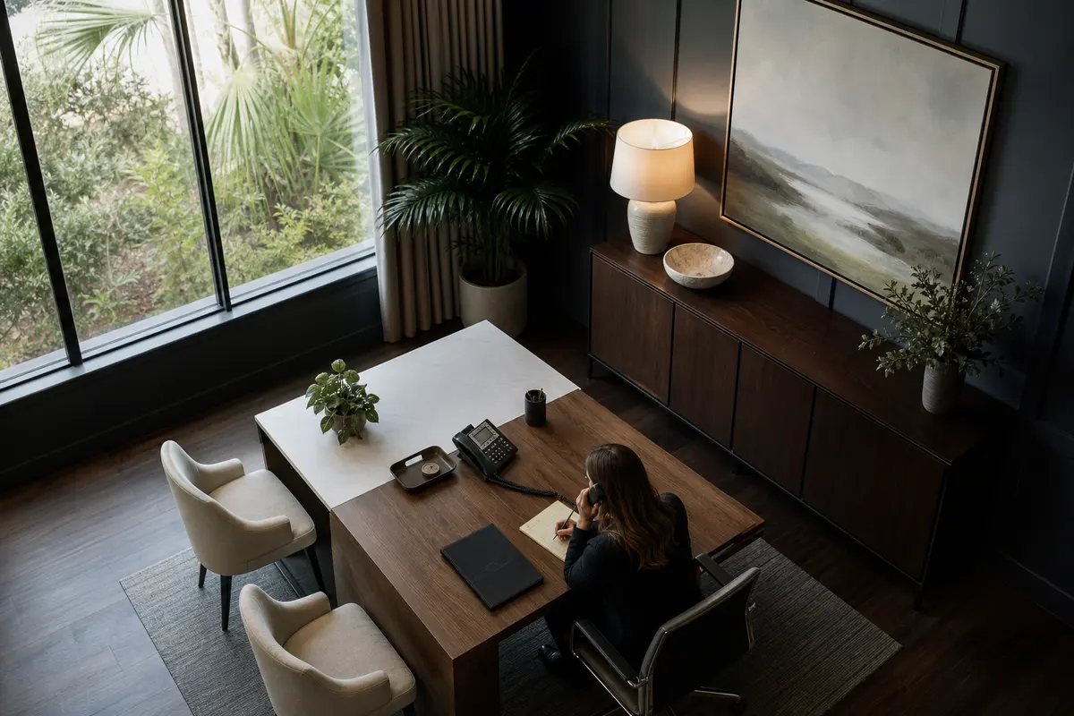 Editorial intake planning scene for Automation in Orange Beach, Alabama
