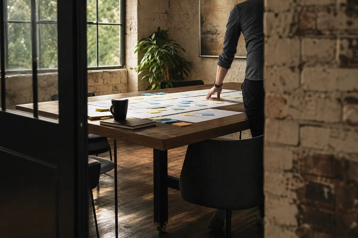 Editorial marketing planning scene for Pell City, Alabama