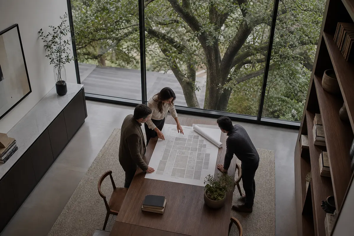 Editorial marketing planning scene for Saks, Alabama