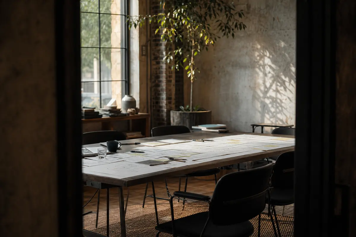 Editorial marketing planning scene for Scottsboro, Alabama