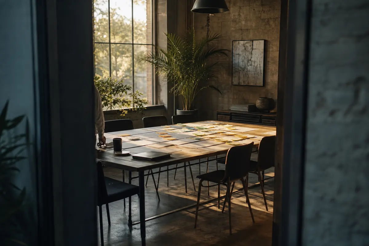 Editorial marketing planning scene for Southside, Alabama