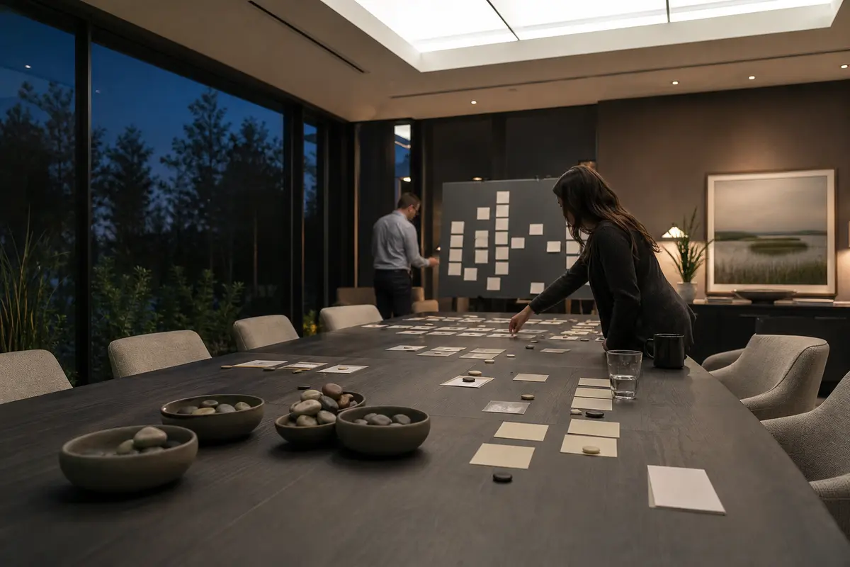 Editorial platform planning scene for Custom Software in Chena Ridge, Alaska