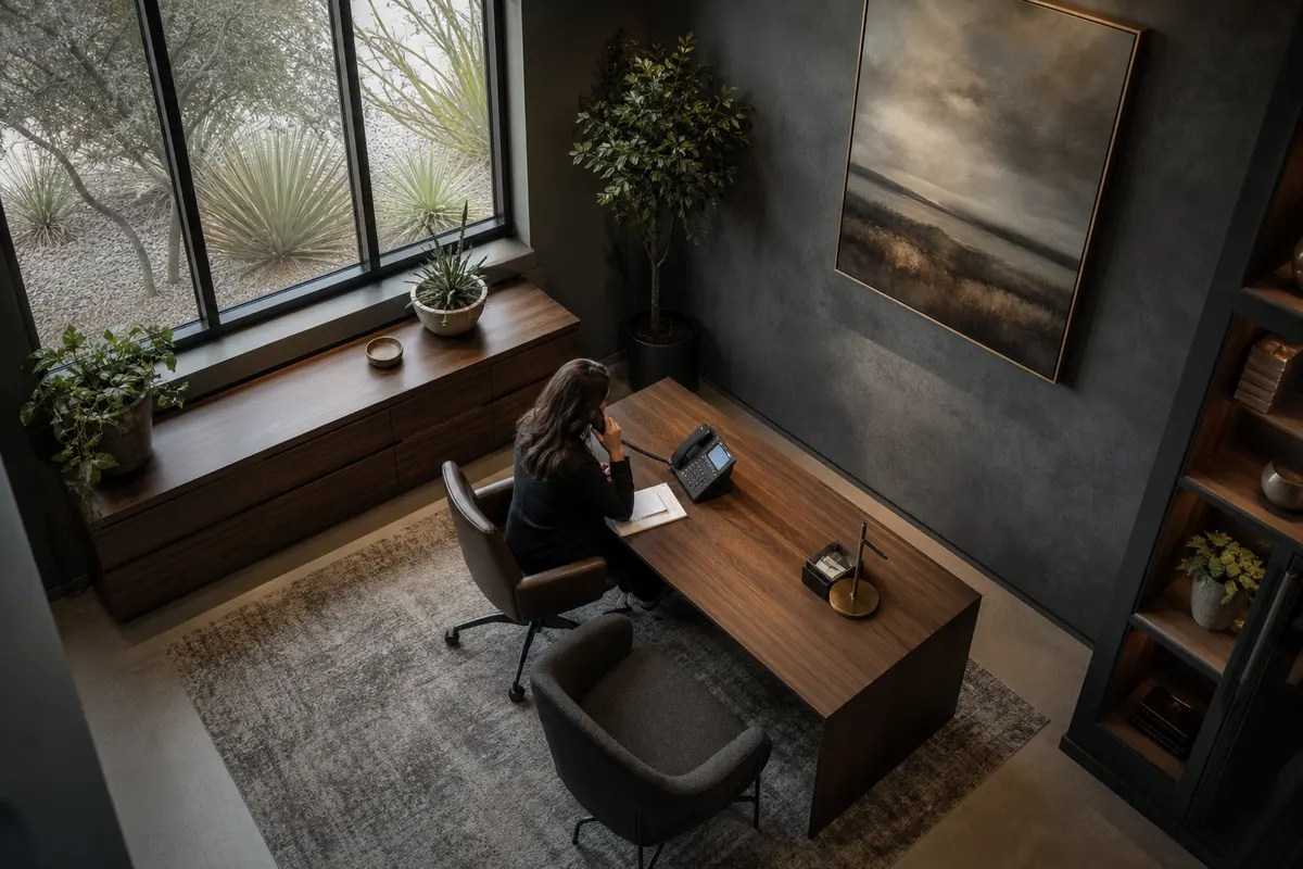 Editorial intake planning scene for Automation in Casas Adobes, Arizona