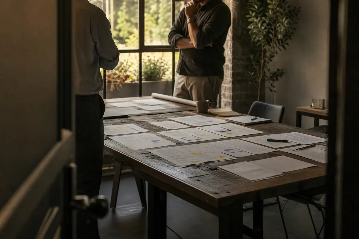 Editorial marketing planning scene for Legal News in Cottonwood, Arizona
