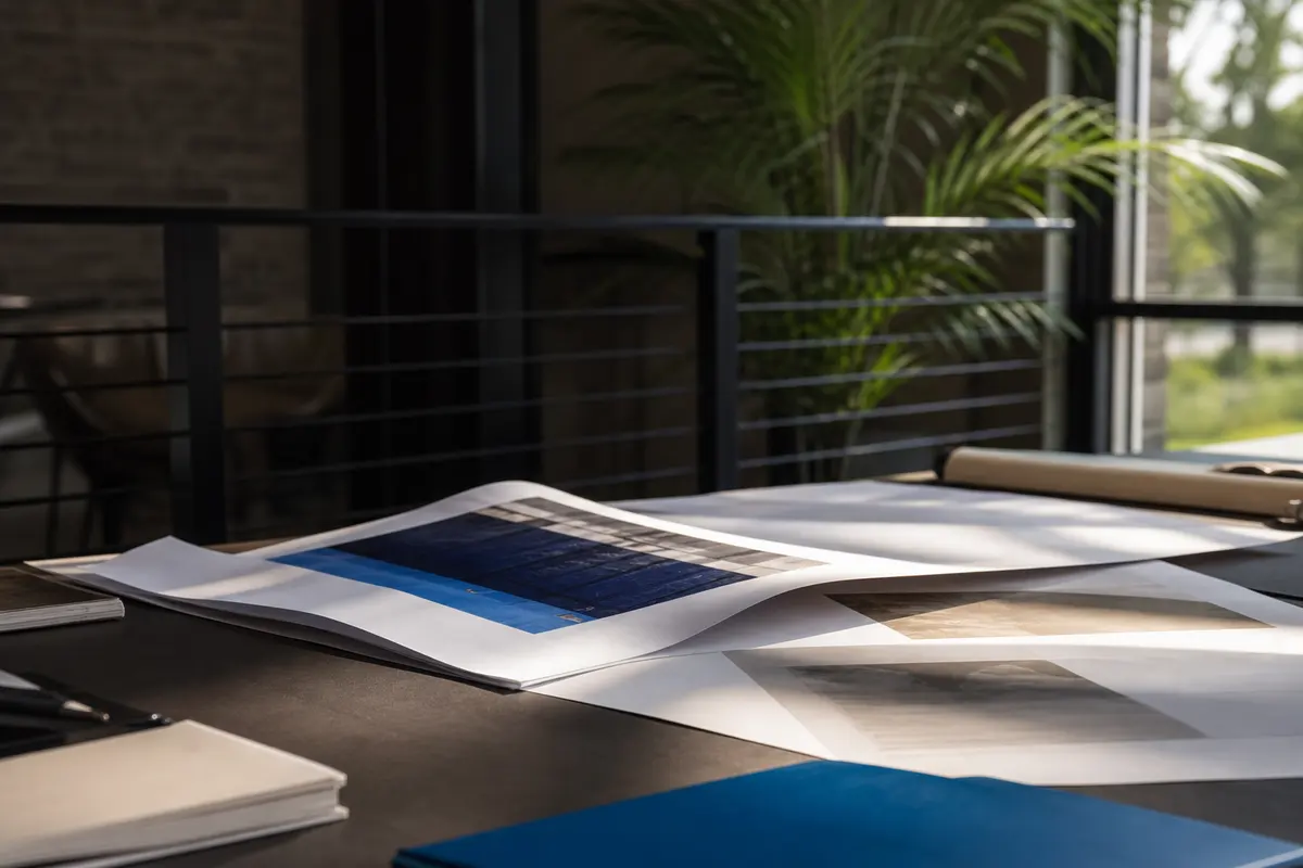 Editorial marketing planning scene for AI SEO in Fort Mohave, Arizona