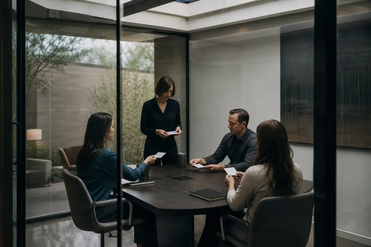 Editorial intake planning scene for Intake Coach in Fortuna Foothills, Arizona