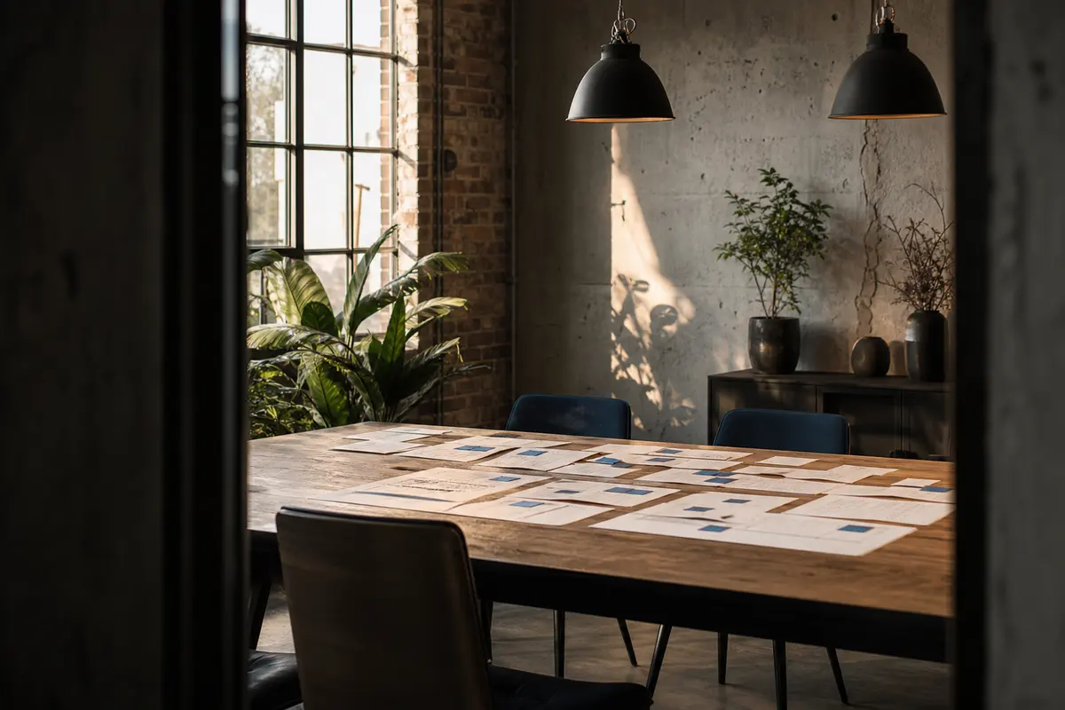 Editorial marketing planning scene for Kingman, Arizona