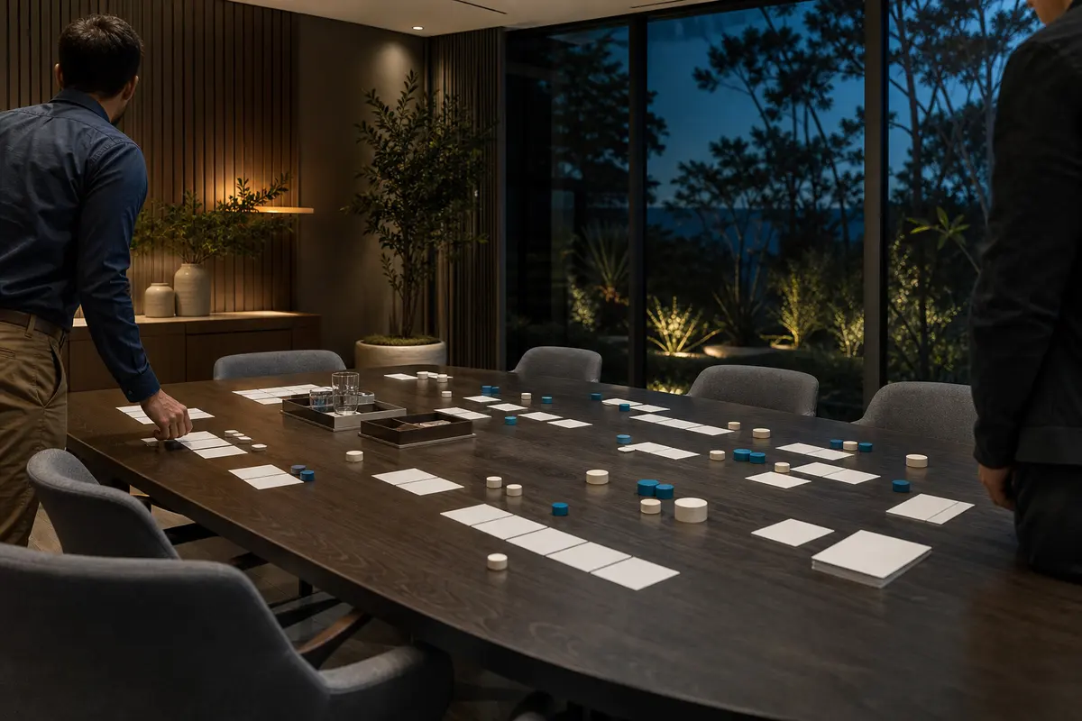 Editorial platform planning scene for ROI Dashboard in Rincon Valley, Arizona