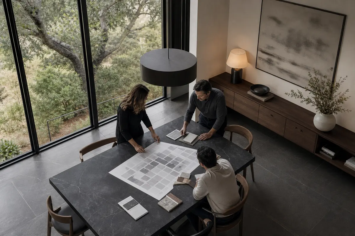 Editorial marketing planning scene for Legal News in Sedona, Arizona