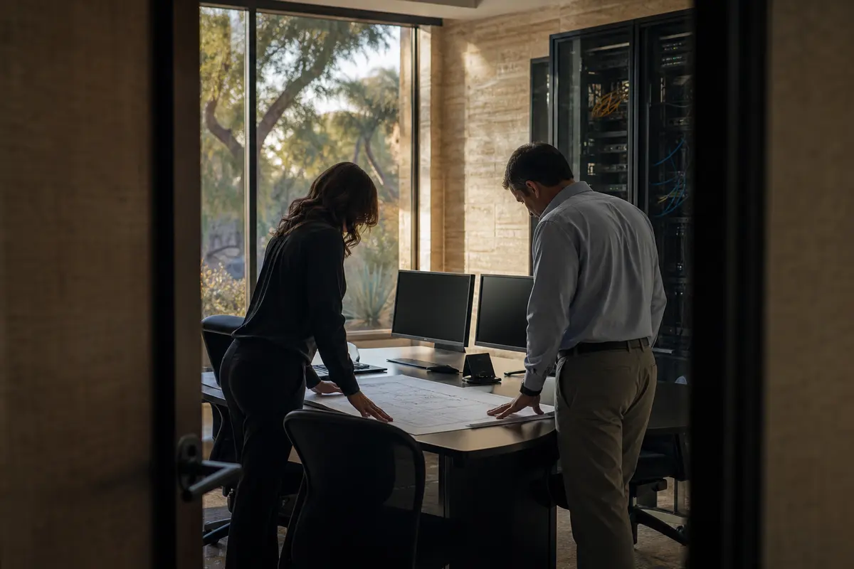 Editorial platform planning scene for Custom Software in Tempe, Arizona