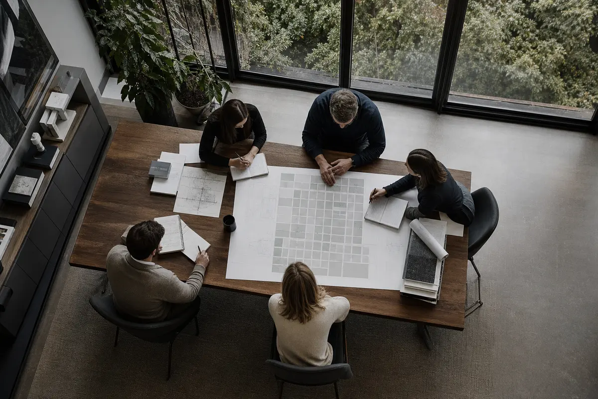 Editorial marketing planning scene for Programmatic SEO in Valencia West, Arizona