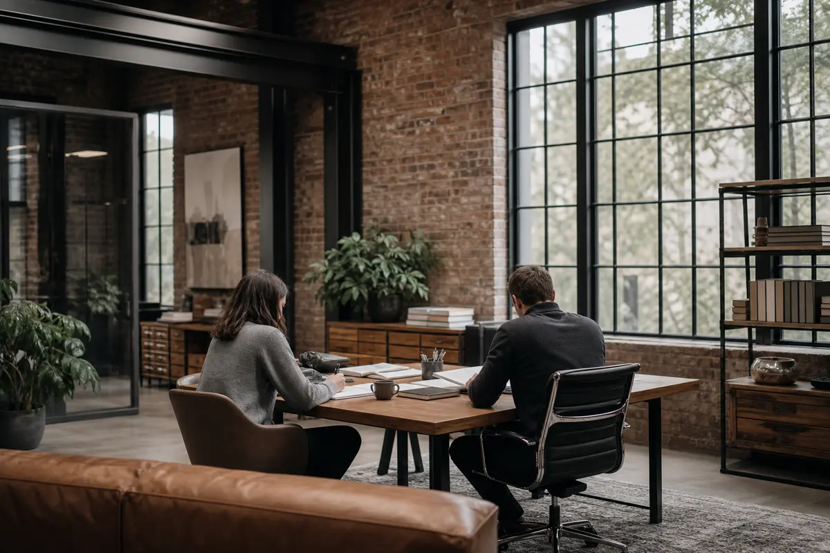 Editorial marketing planning scene for Bella Vista, Arkansas