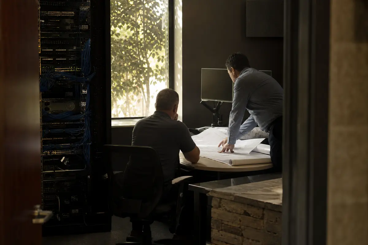 Editorial platform planning scene for Dedicated Hosting in Bentonville, Arkansas