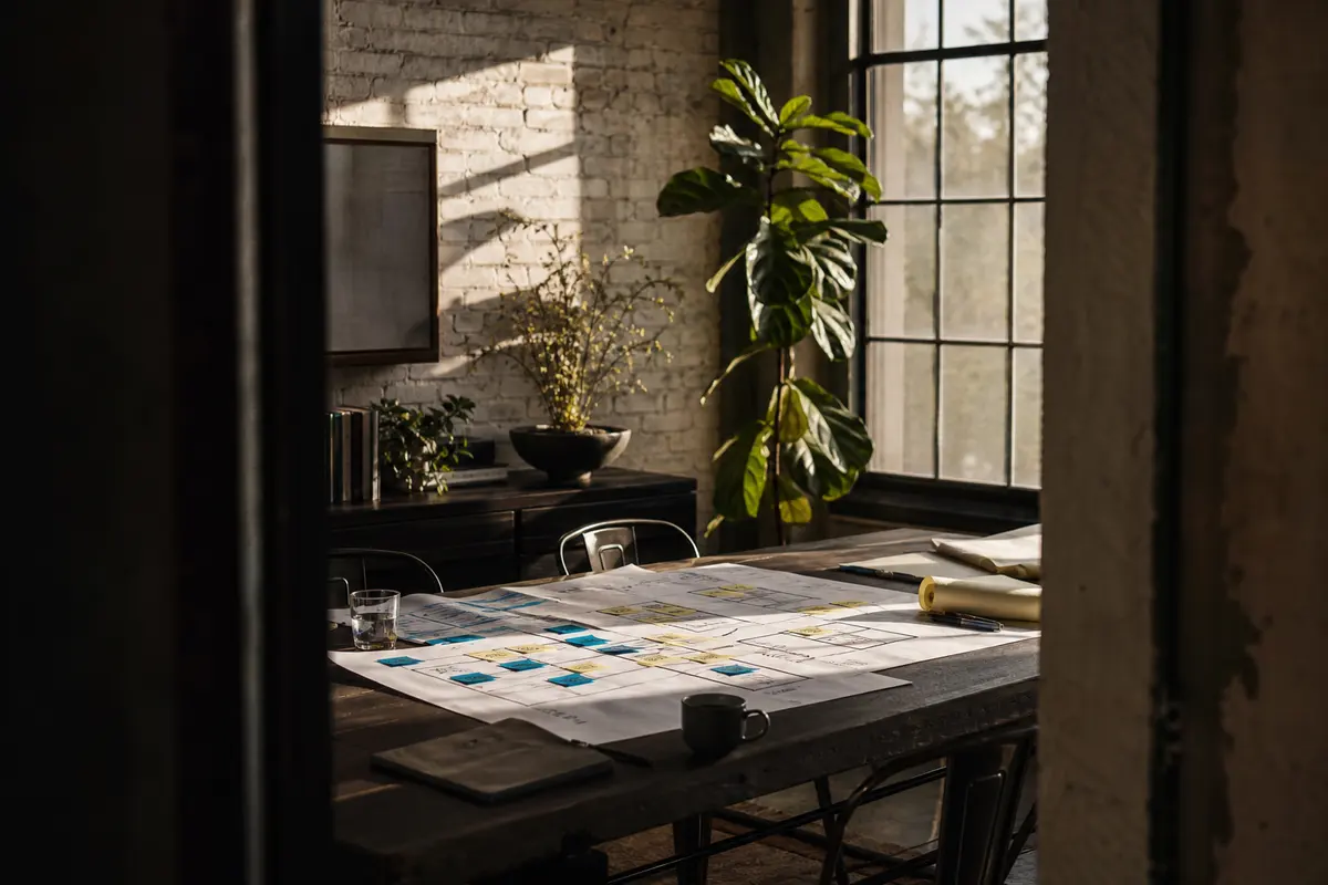 Editorial marketing planning scene for Legal News in Blytheville, Arkansas