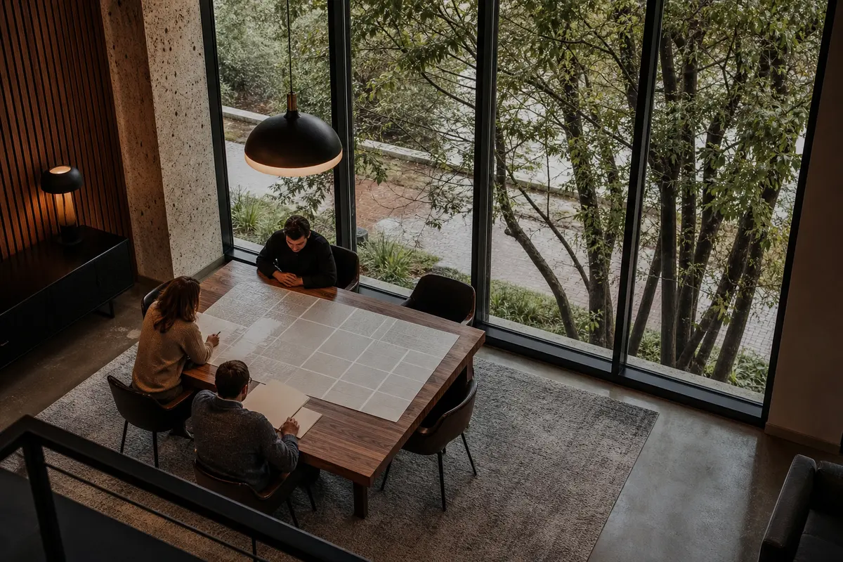 Editorial marketing planning scene for Texarkana, Arkansas