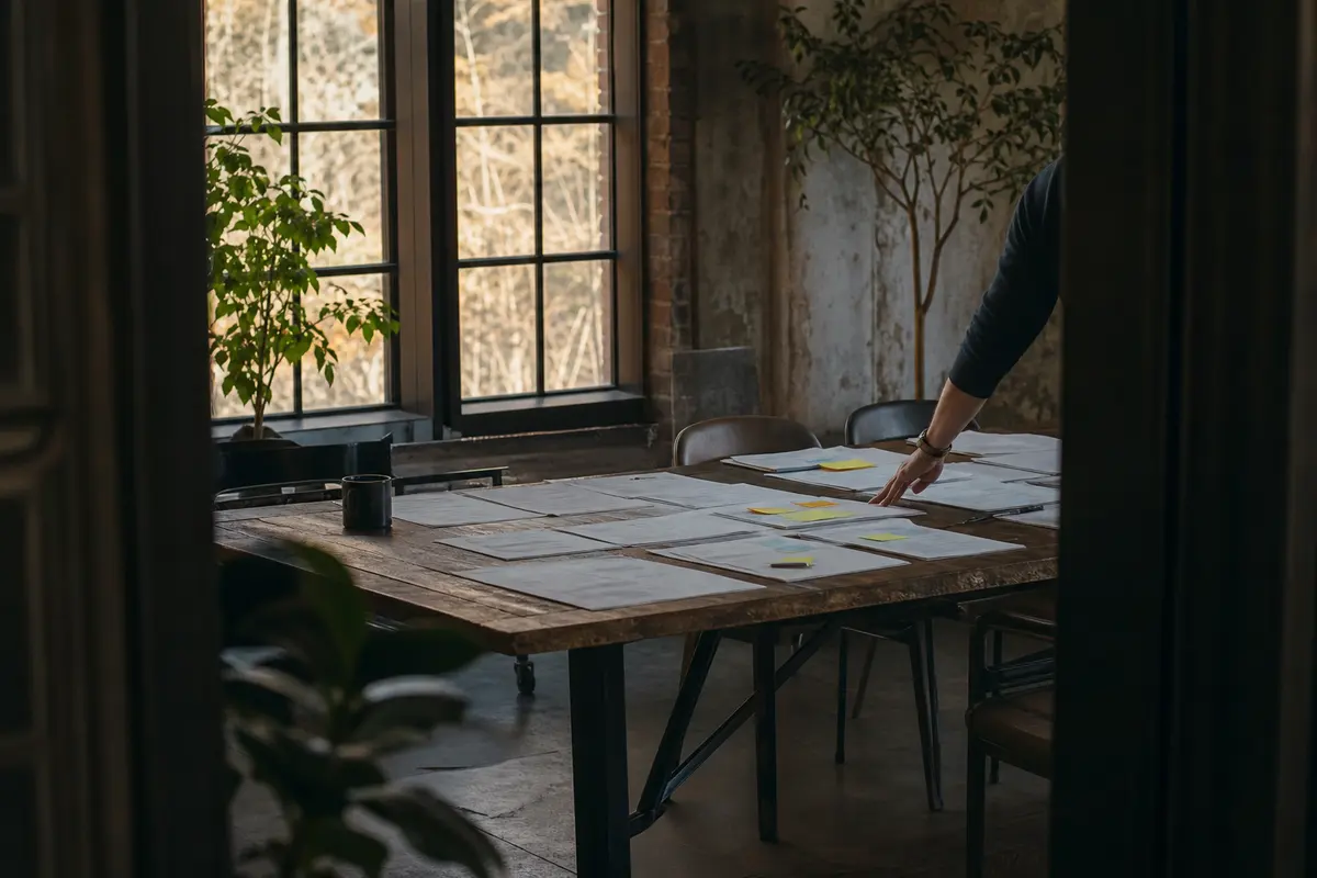 Editorial marketing planning scene for White Hall, Arkansas