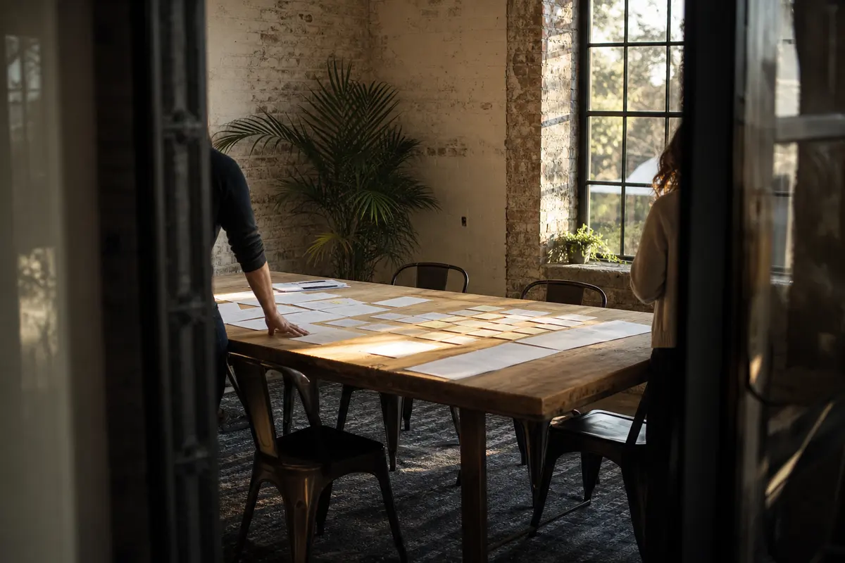 Editorial marketing planning scene for Legal News in Alamo, California