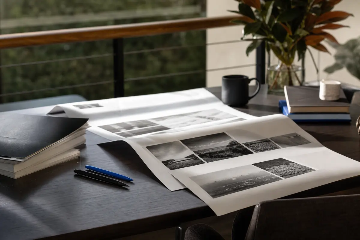 Editorial marketing planning scene for Legal News in Alondra Park, California