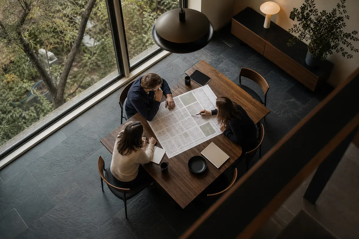 Editorial marketing planning scene for Legal News in Altadena, California