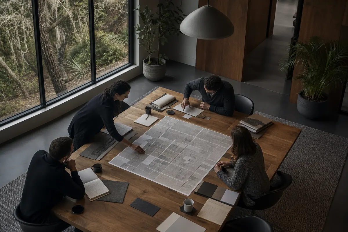 Editorial marketing planning scene for Legal News in Arcata, California