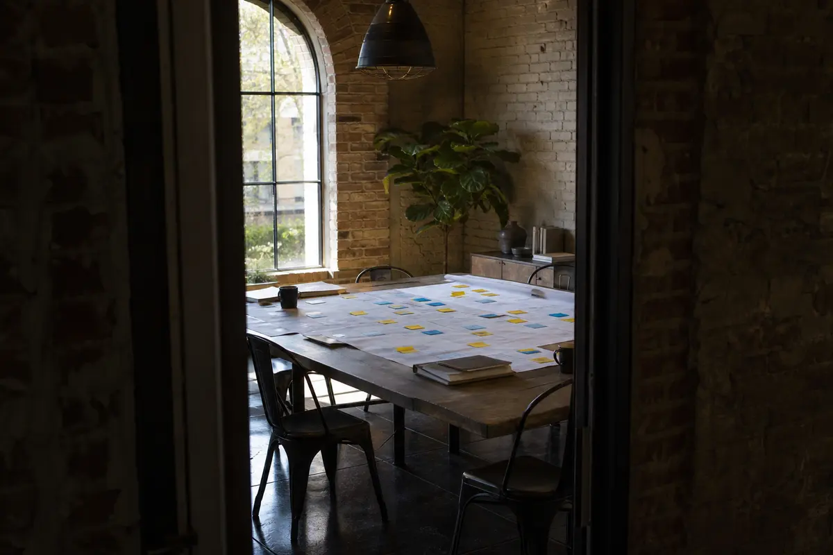 Editorial marketing planning scene for Bay Point, California