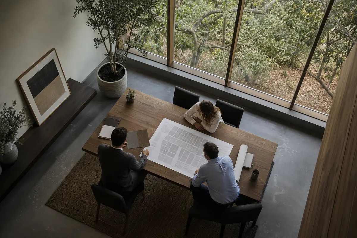 Editorial marketing planning scene for Programmatic SEO in Blythe, California