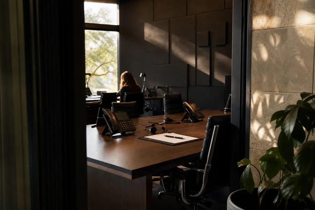 Editorial intake planning scene for Automation in Brentwood, California