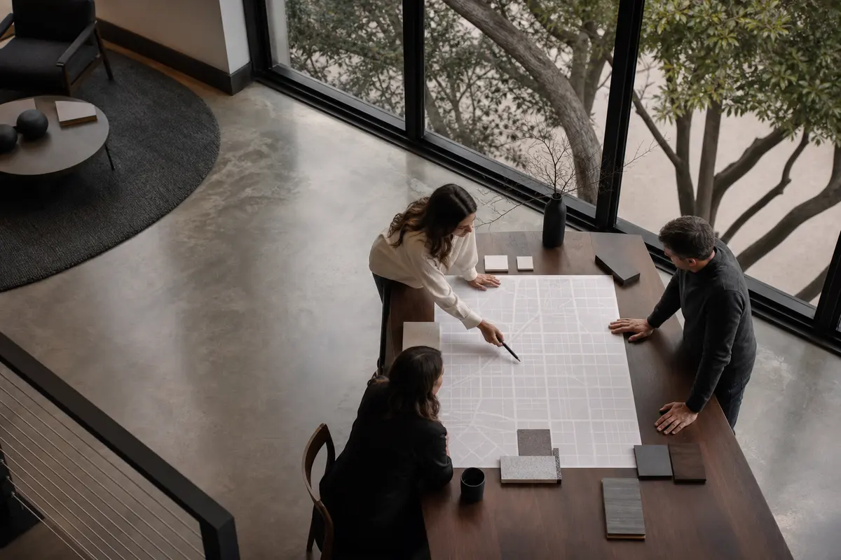 Editorial marketing planning scene for Local Service Ads in Burbank, California