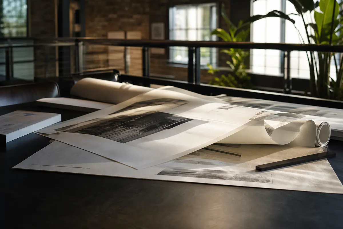 Editorial marketing planning scene for Burlingame, California