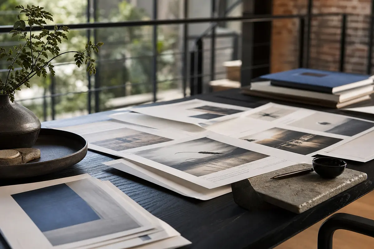 Editorial marketing planning scene for Canyon Lake, California
