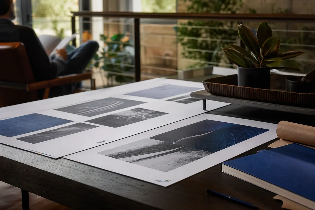 Editorial marketing planning scene for Carson, California
