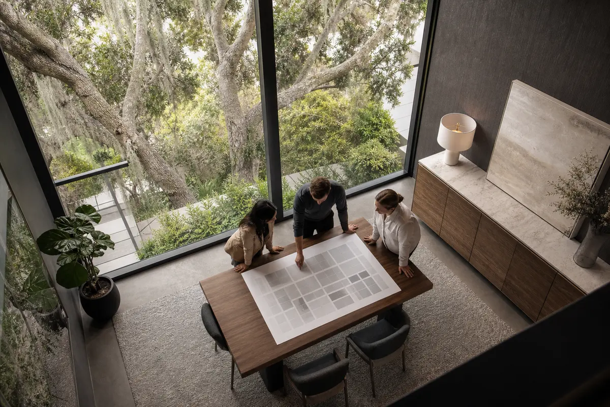 Editorial marketing planning scene for Chino Hills, California