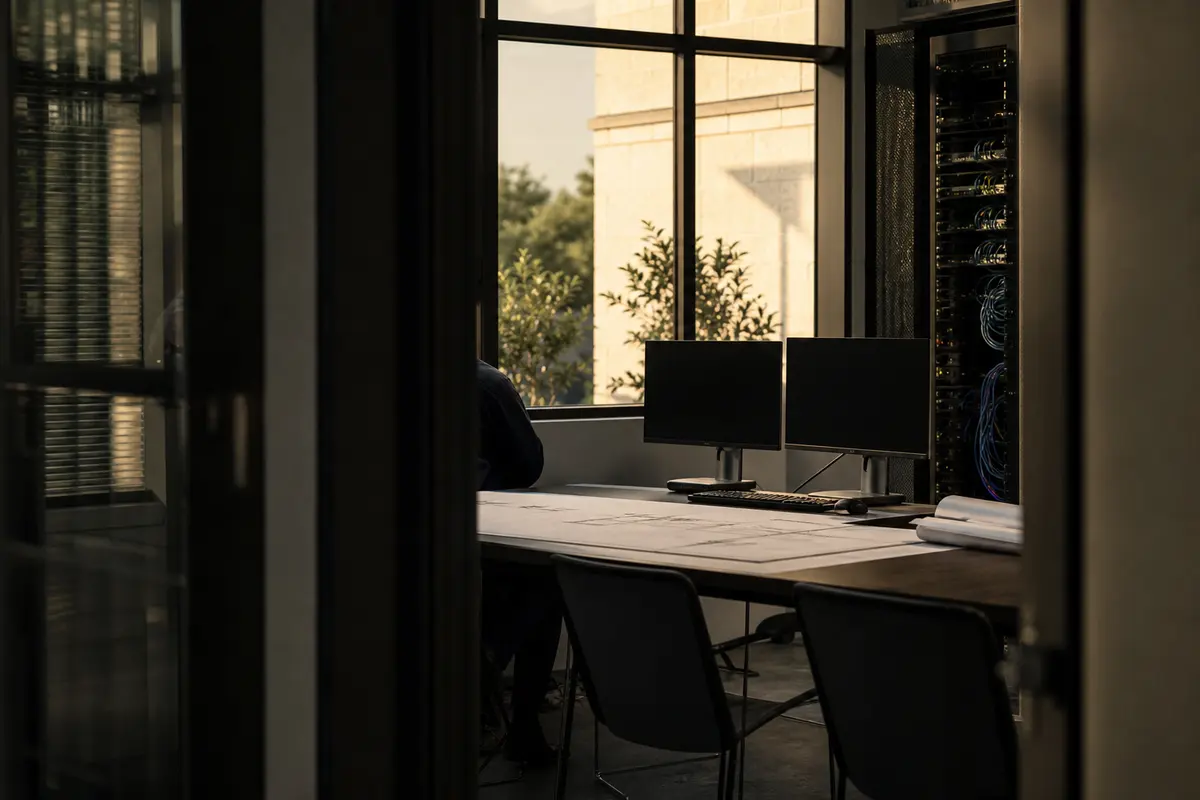 Editorial platform planning scene for Custom Software in Clayton, California