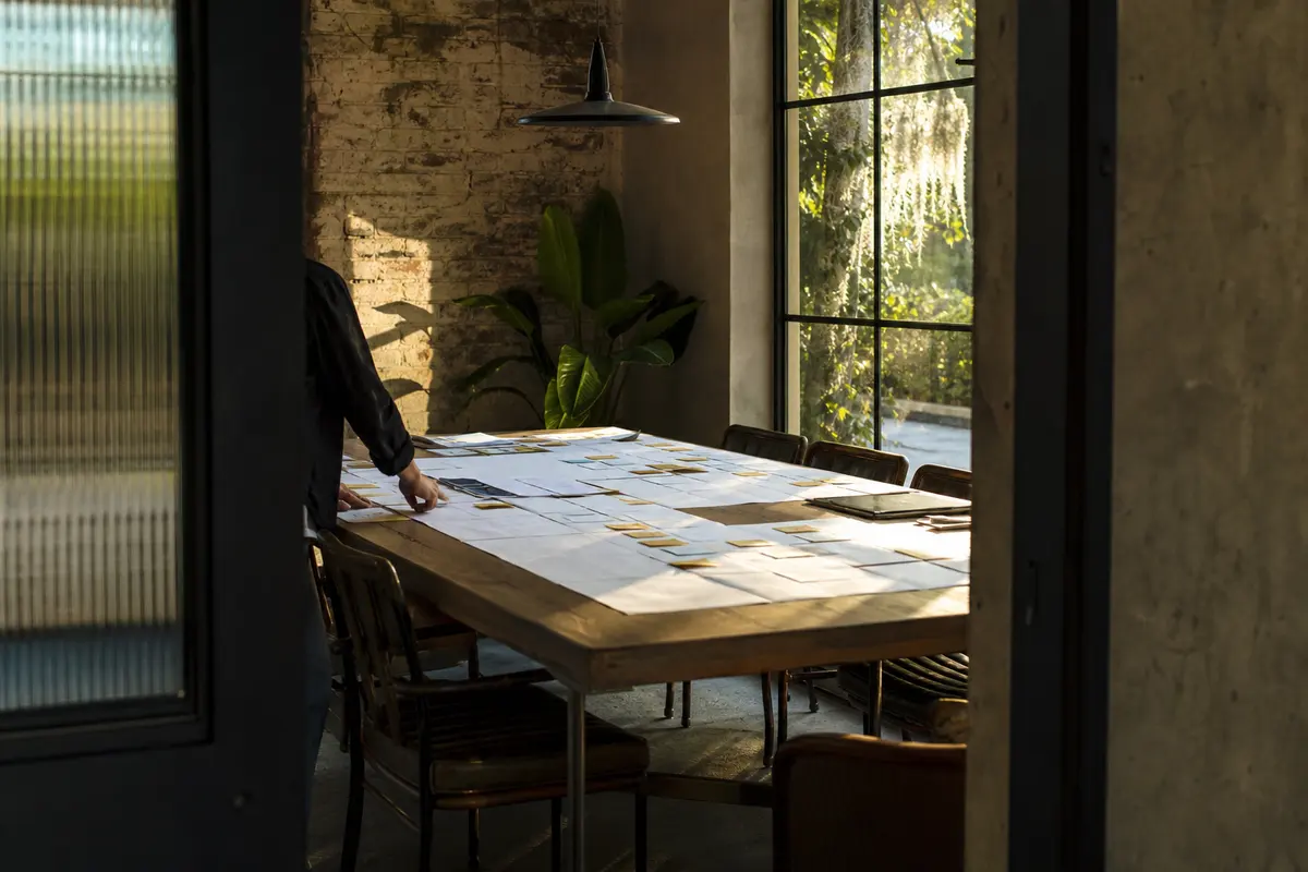 Editorial marketing planning scene for Colusa, California
