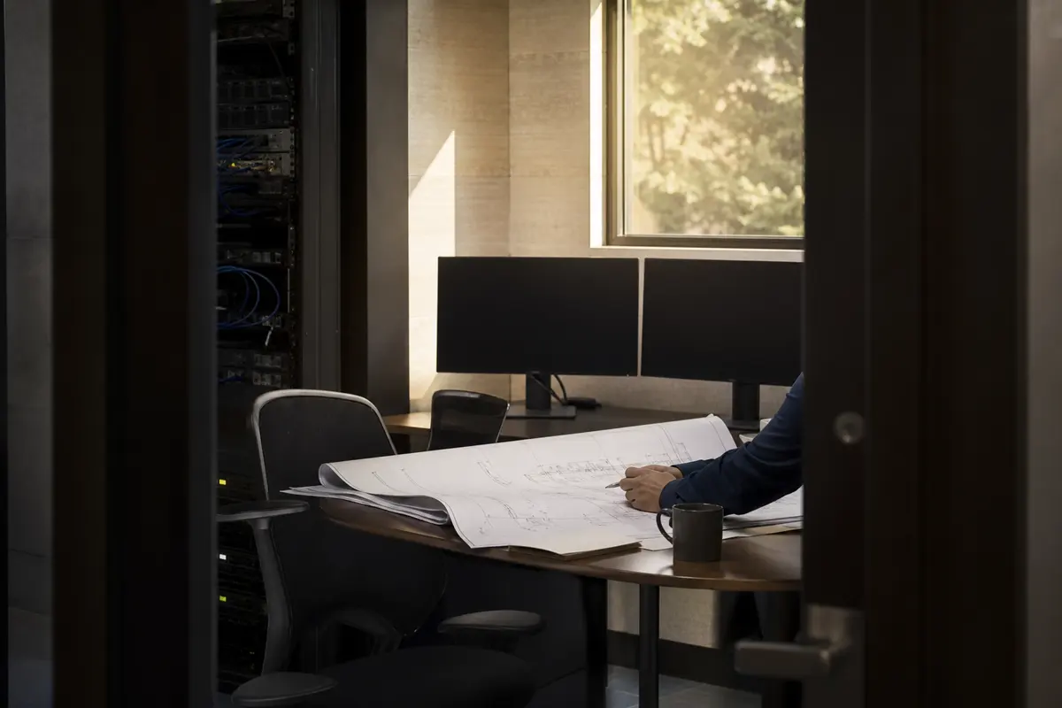 Editorial platform planning scene for Dedicated Hosting in Concord, California