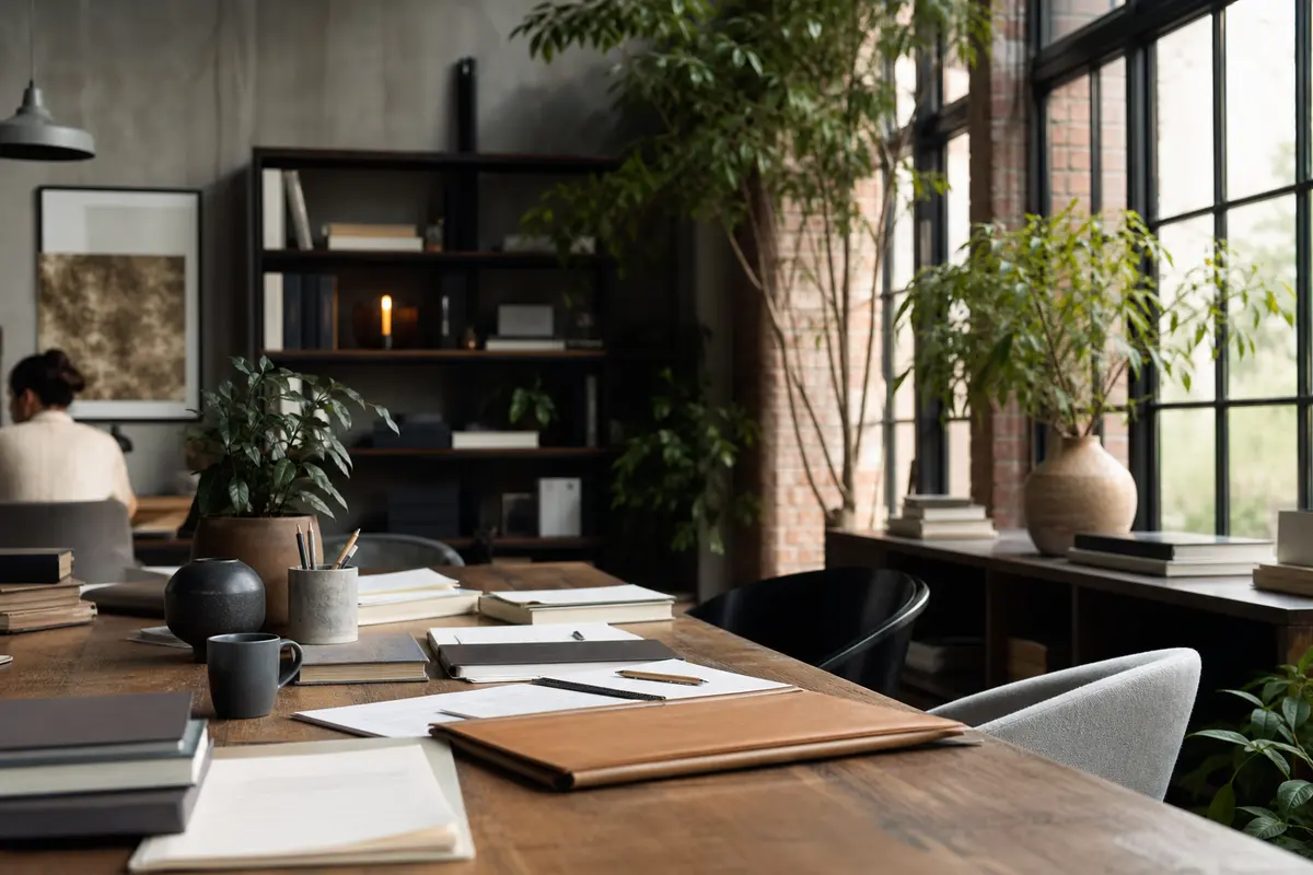 Editorial marketing planning scene for Cotati, California