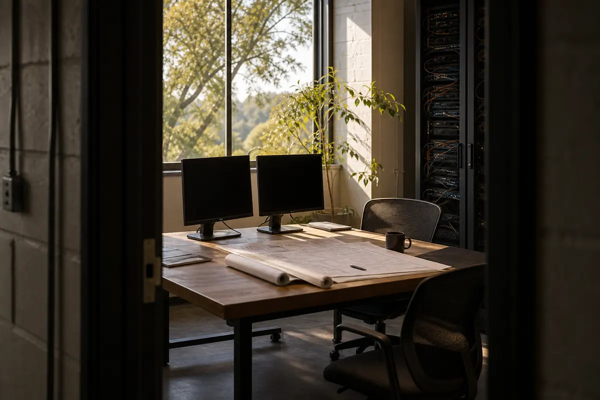 Editorial platform planning scene for Custom Software in Cottonwood, California