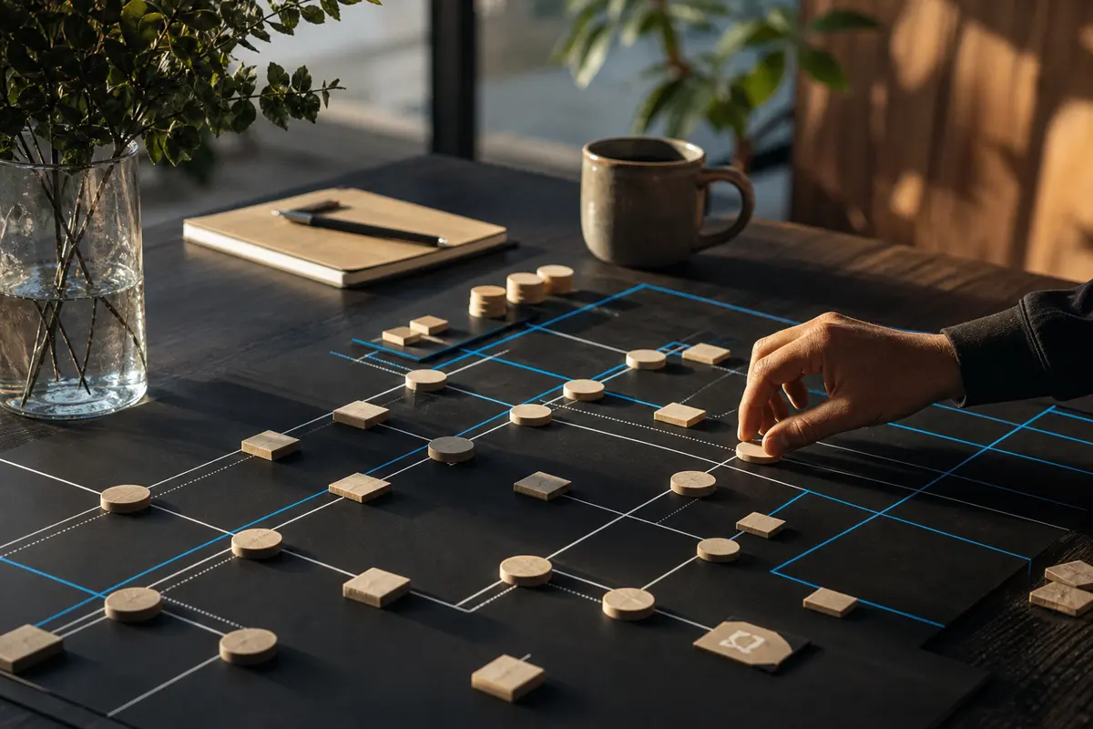 Editorial platform planning scene for Custom Software in Daly City, California
