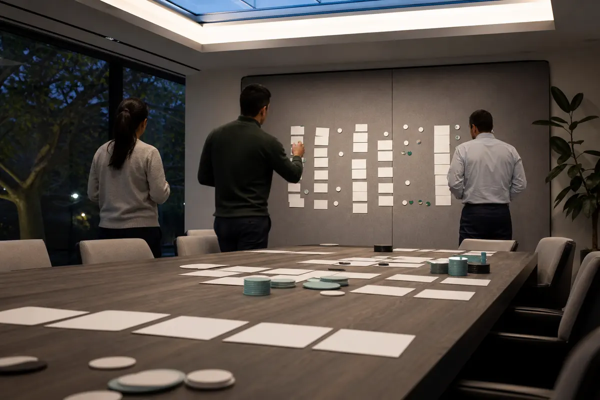 Editorial platform planning scene for ROI Dashboard in Danville, California