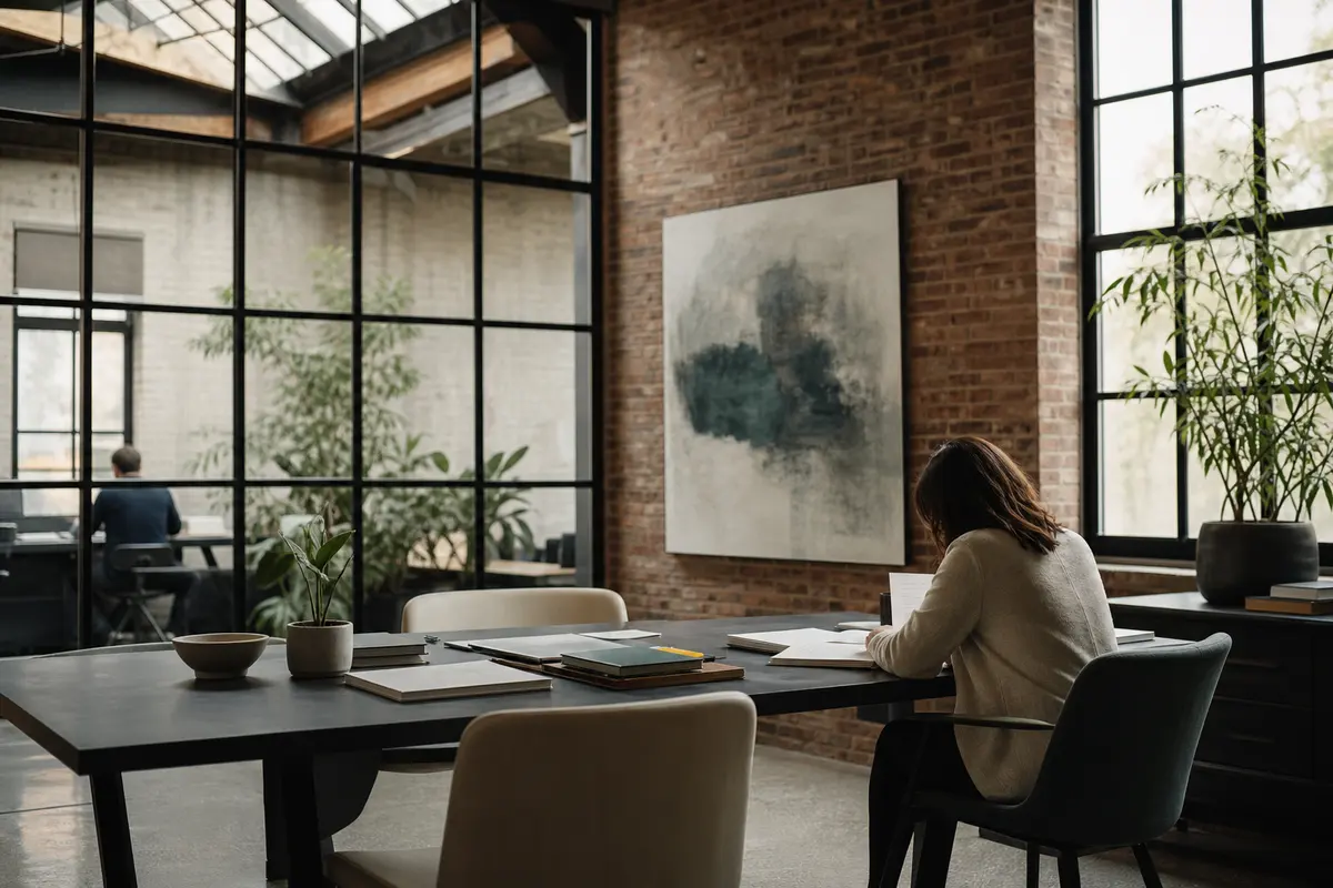 Editorial marketing planning scene for Del Aire, California